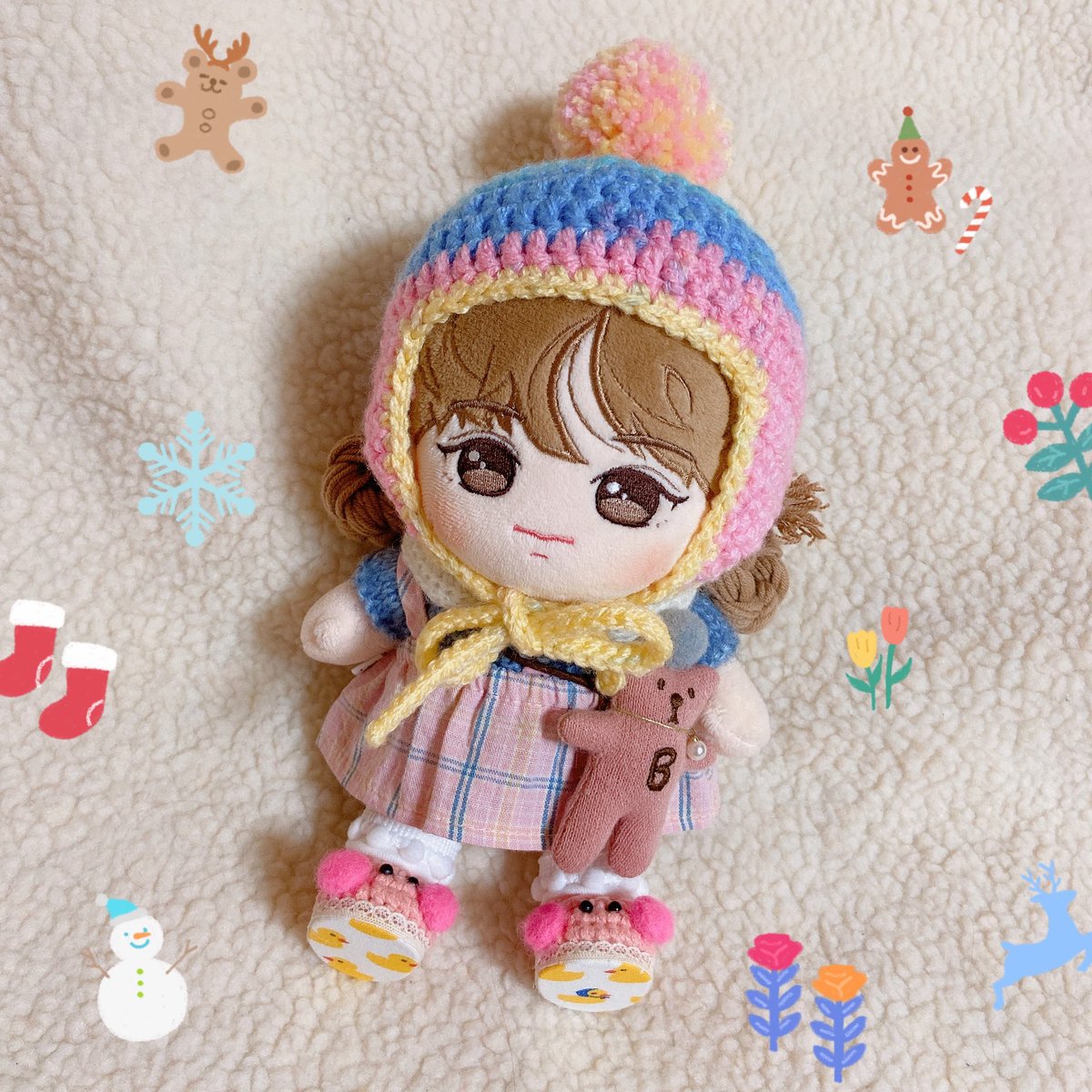 뽀쨕뽀쨕💙💗💛 오랜만에 겨울옷 입은 샌디깅🥰😘
#솜뭉치 #솜일리룩 #밀키윙