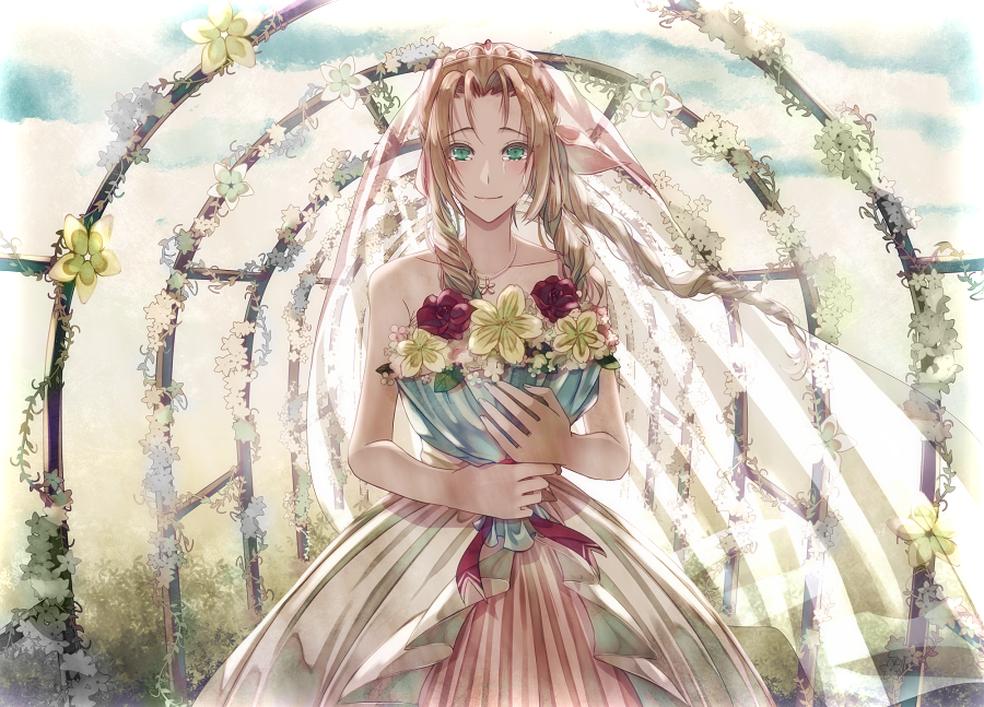 今日は私の女神ことエアリスお姉さまの誕生日 綺麗で可愛いのにかっこよくて男前 ステファン長嶋のイラスト 今日は私の女神ことエアリスお姉さまの誕生日 綺麗で可愛いのにかっこよくて男前 ステファン長嶋のイラスト