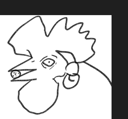 ちょっとお腹が痛いので、無意識に、クッキーを食う自画像を描いてしまったけど、クソ 