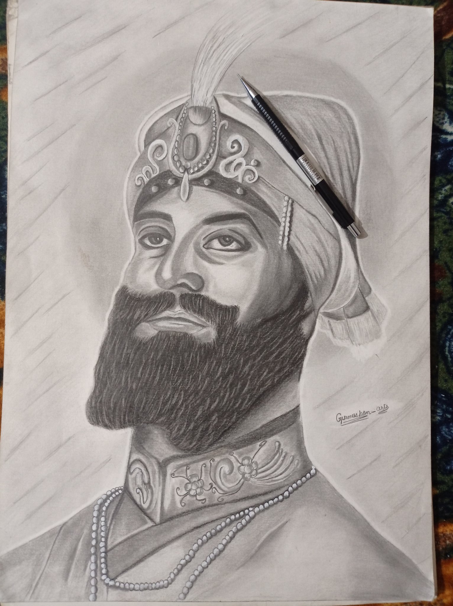 Guru Gobind Singh Ji Sketch