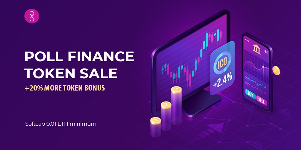 pollfinance's tweet image. 🔔Poll Finance Token Sale - Softcap is now live!
Get +20% more tokens as an early participation bonus!

Get your tokens immediately upon sending ETH to the contract.

🔹Send ETH to : 0x67ad111e81408fc444b6a15bd4ffa40c6e919b65

Etherscan : cutt.ly/kkbjZ32

$POLL $DEFI