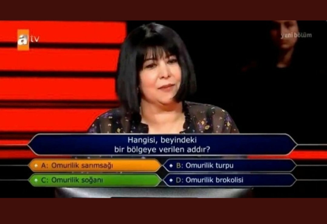 Brokoli demediğine şükür... 
#kimmilyonerolmakister