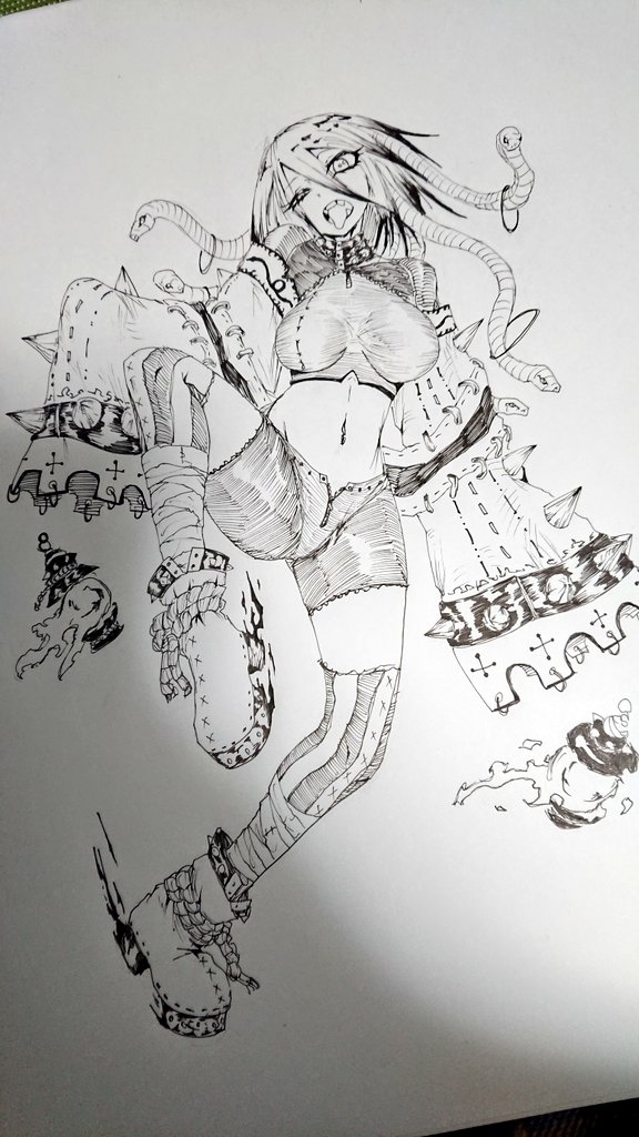 二枚描き込み 