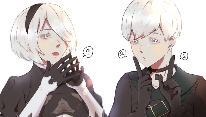 二枚ずつ描いた分割絵を合わせてみたくなったので特に理由はない再喝です 