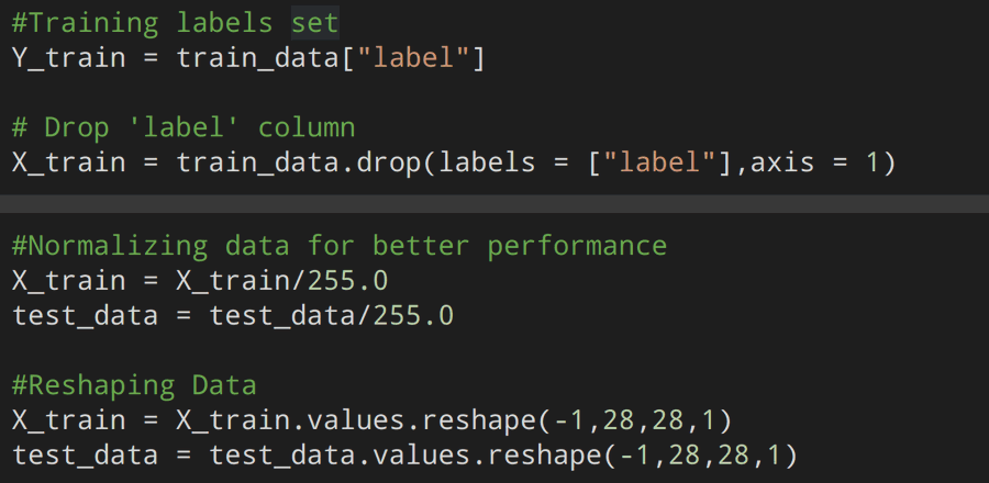 This pixel-value is an integer between 0 and 255, inclusive. We will pass the pixel values in our neural net and exclude the label, we don't want it to know what number is in the image! It'll have to learn that on its own. (12 / 22)
