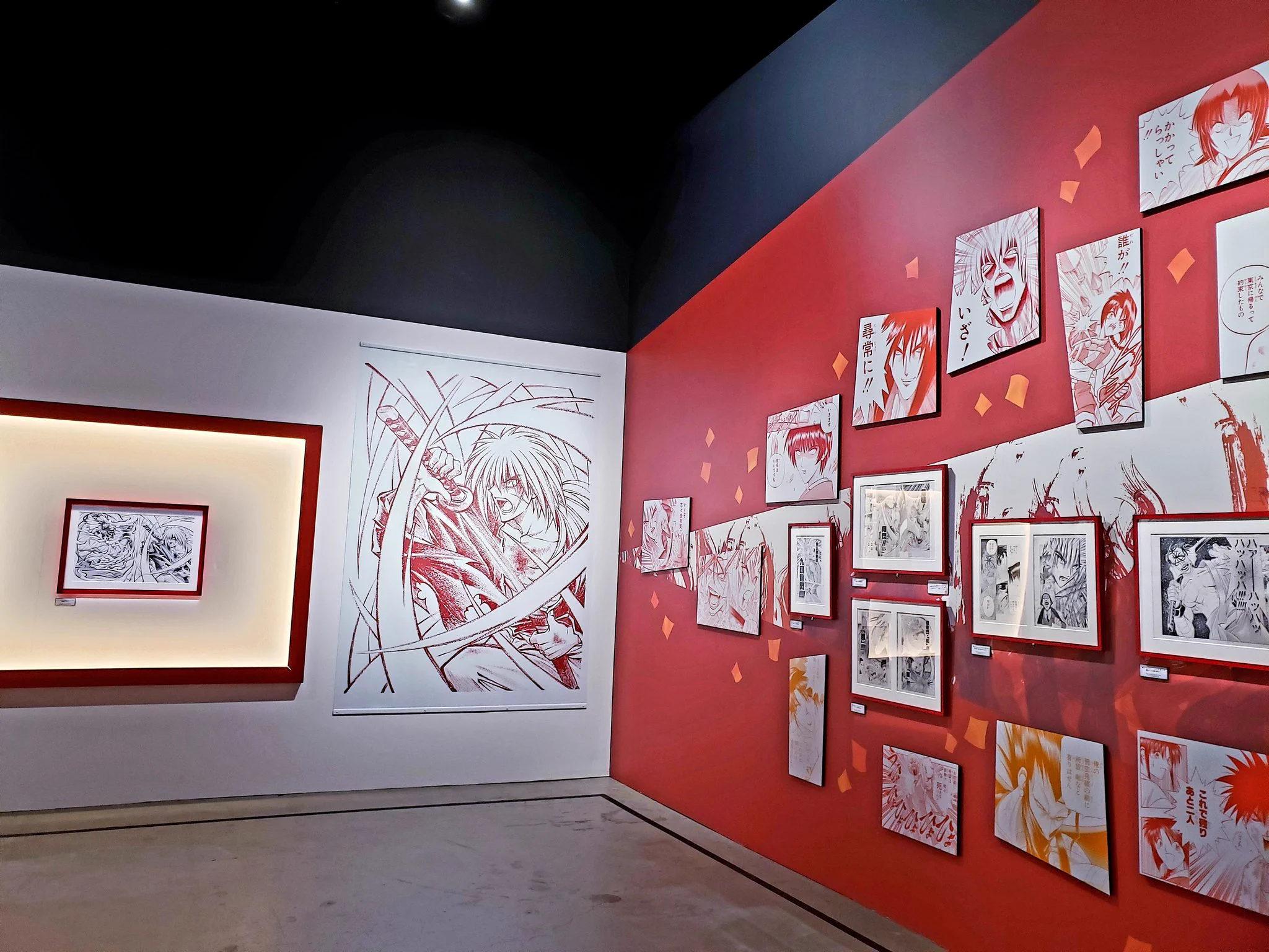 関係者の内覧かよ…「25周年記念　るろうに剣心展」開催中です！お好きな方は是非！