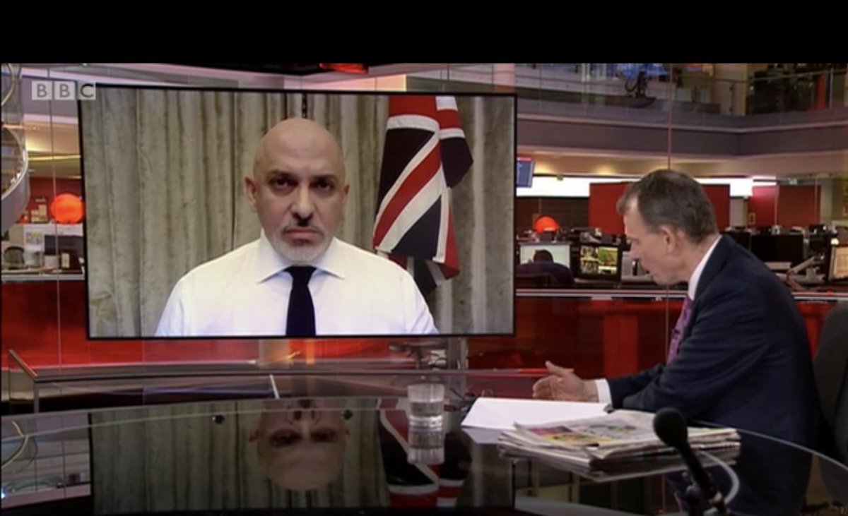 hewitson10's tweet photo. What would you think this was about if you saw this stand alone image of Nadhim Zahawi &amp; didn’t know who he was?

#marr #NoMoreFlags https://t.co/uWWG5nY0ic