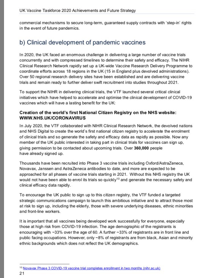 As a Parliamentary answer, the annual report of the VTF published in December 2020, and an i/v made clear, the contract with this consultancy was made by the VTF with normal process, and the work was done in connection with setting up a registry of participants in vaccine trials