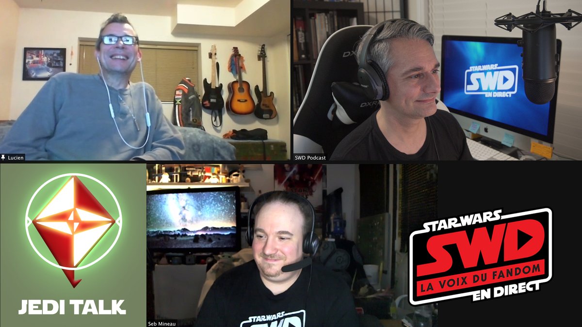 swendirect's tweet image. 🔴SW podcast pioneers @danypepin and @Uilmuteiz talk with @VLucienMaier (Jedi Talk 1999) about the first Star Wars dedicated web radio broadcast and the origins of SW podcasting. #starwarspodcastday #SWPD2021
▶️ Podcast bit.ly/3oVhWeM
▶️ YouTube : youtu.be/SHSiSH9H6RI