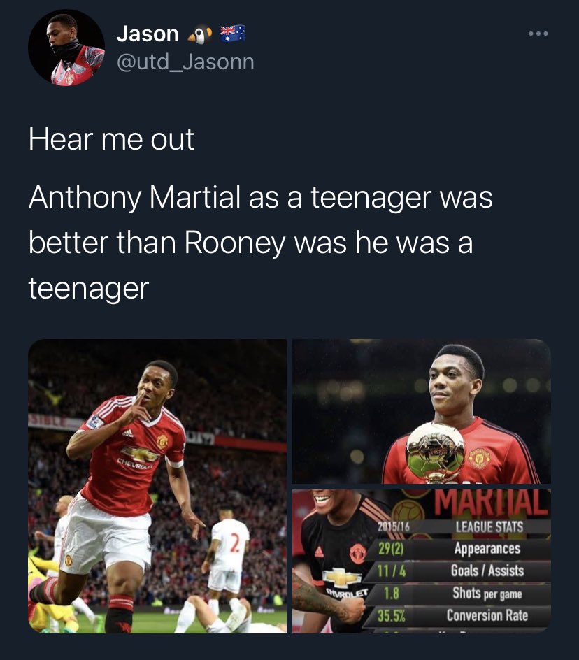 Incredible takes such as this by  @utd_Jasonn