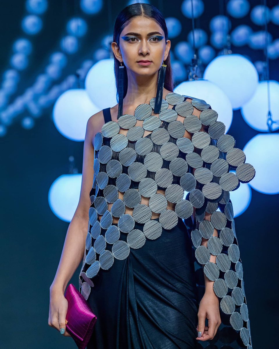 LakmeFashionWk's tweet photo. A peek at the fascinating shapes and patterns that added to the charm at #LakmeFashionWeek 2020

@ILoveLakme @NexaExperience #LFW #5DaysOfFashion #LFW2020 https://t.co/sbnpYeKqil