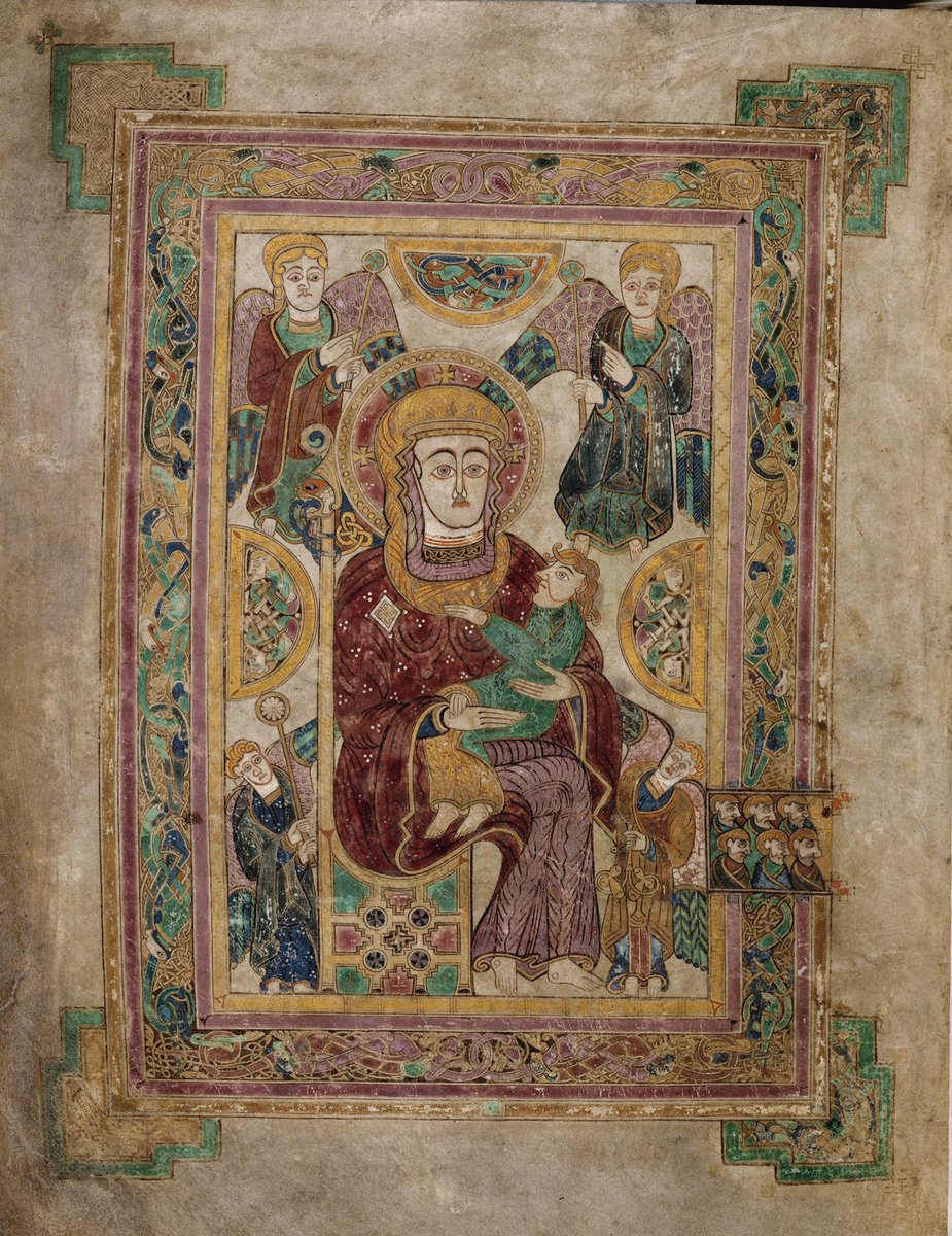 Ireland’s connections with the Mediterranean, especially with Egypt, had been also noted in other areas, like monastic organization and manuscript illumination. (Book of Kells (left) and Morgan MS M.574) 3/