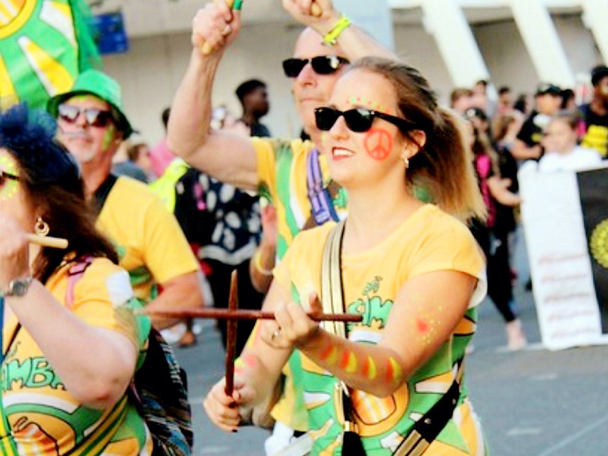 BrazilicaFest's tweet photo. 🌞 Olá Samba! (Cheltenham, Gloucester) performing at Brazilica Festival (2018)
@ Olá Samba 💚
📸 John Kennan, Alan Henaghan
📸 Phil Green
#OláSamba #Cheltenham #Gloucester #JohnKennan #AlanHenaghan #PhilGreen #Arts #Beats #Bateria #Brazil https://t.co/k4Yo0wX3lg