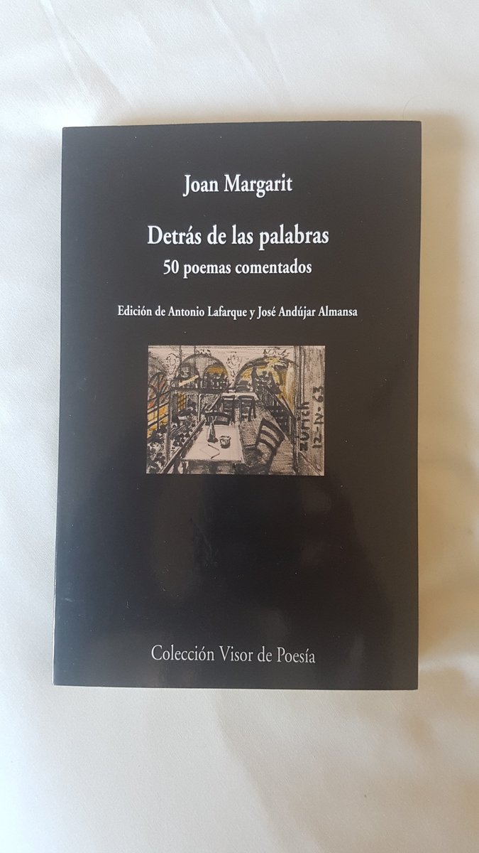 elquellegatarde's tweet image. La #COVID19 se habrá llevado la celebración del #premioCervantes a Joan #Margarit, pero no su #poesía. #Detrásdelaspalabras en @VisorLibros con José Andújar y A. Lafarque (eds.), comento "Noche oscura en la calle Balmes".