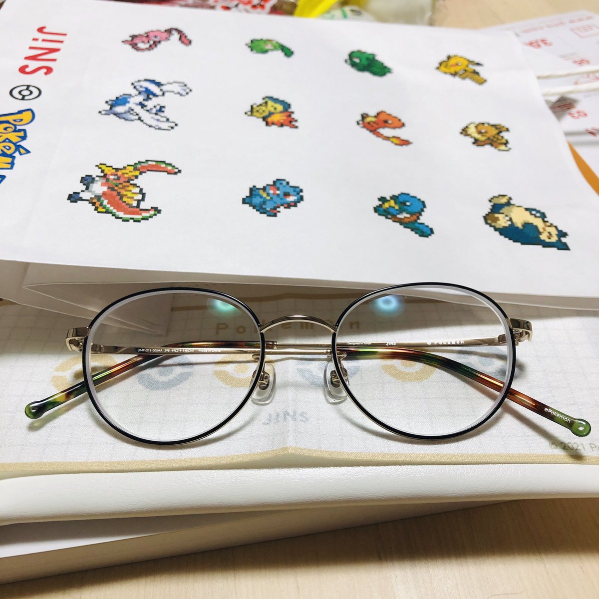 ゆもけん ポケモンコラボメガネ買えた ヒノアラシ