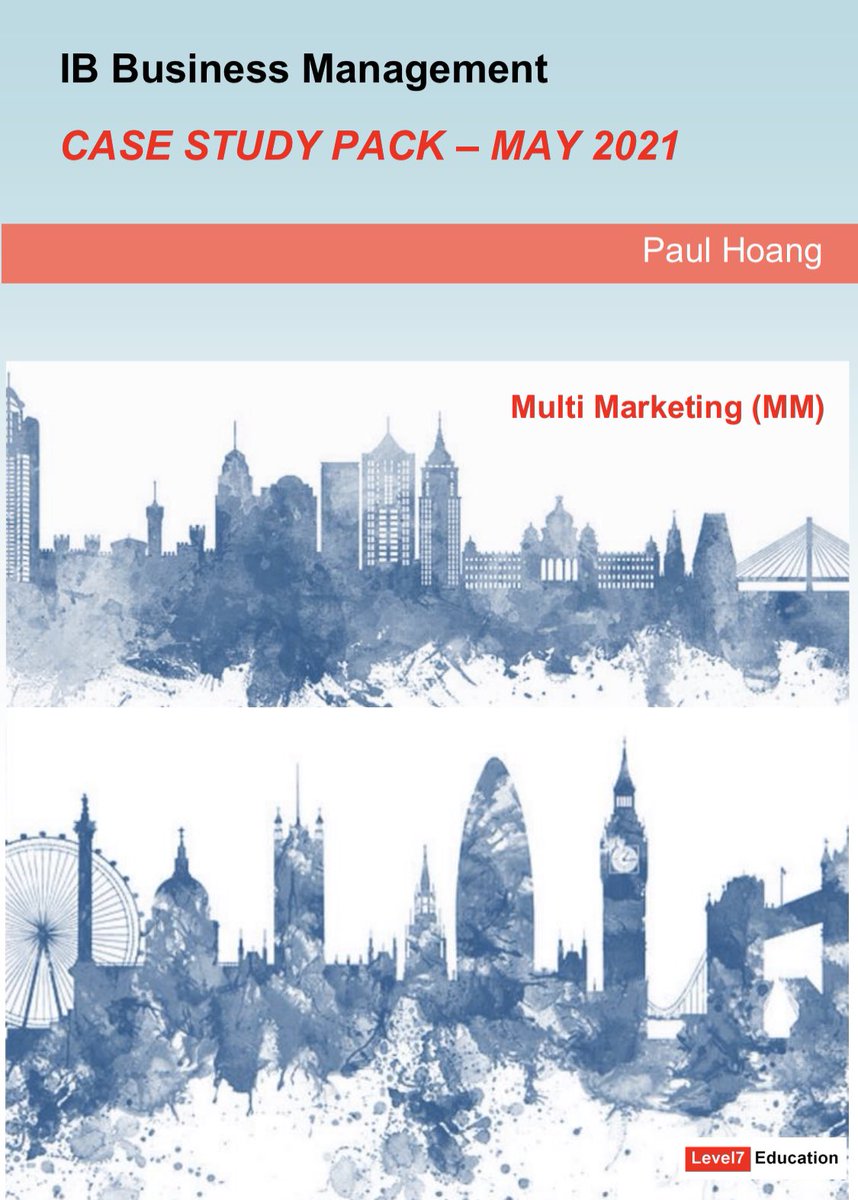 level7education's tweet photo. Weโve had lots of enquiries about the #MultiMarketing case study pack - thank you. We will be taking pre-orders in mid February for the #IBBusinessManagement Paper 1 case study. Stay tuned! https://t.co/eoh4I9tFsN https://t.co/ZDhGwLlTzS