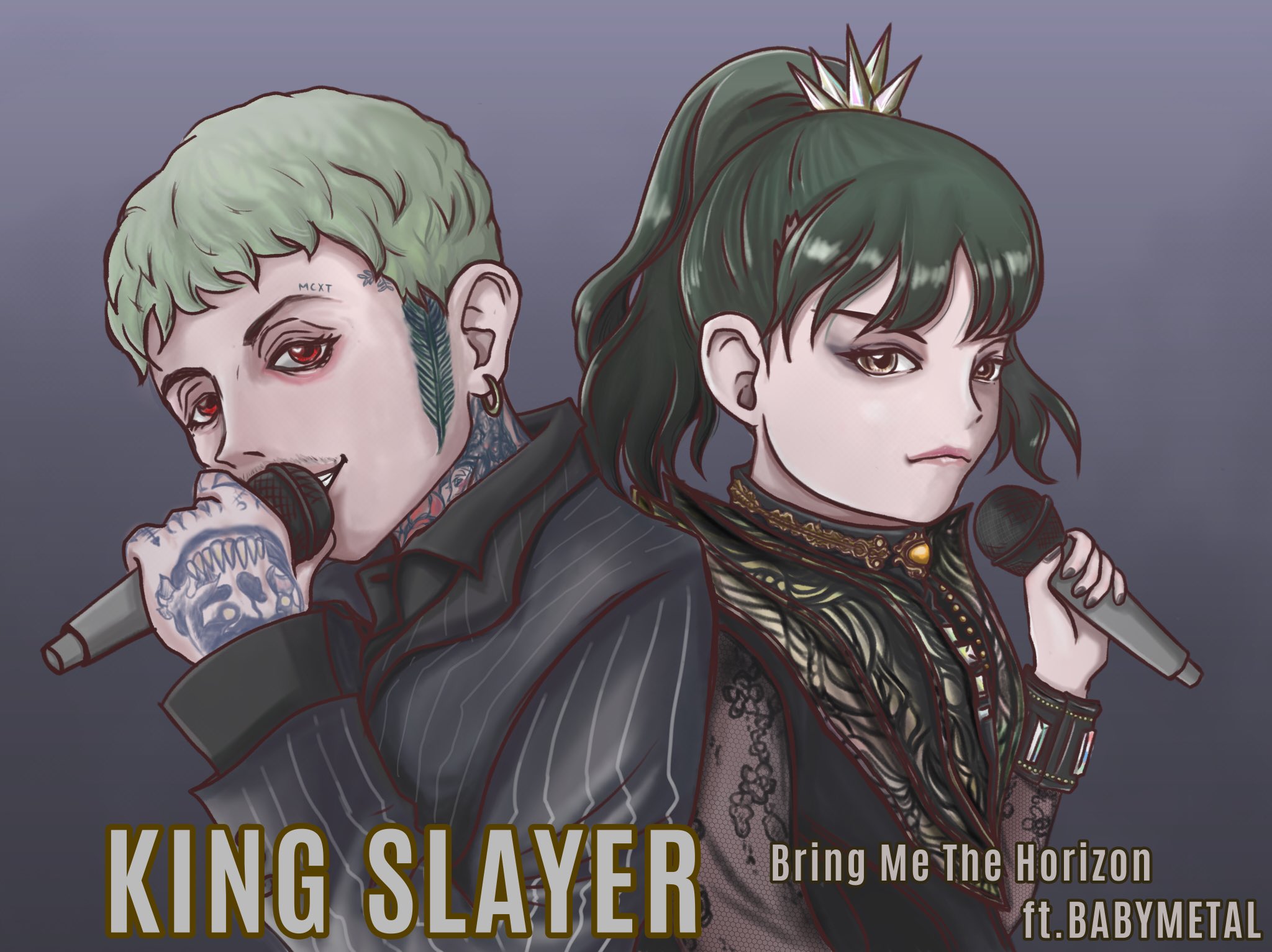 Nao Metal たまにはカッコイイ系なイラストに いつか一緒のステージで見れますように Bmthのpost Human Survival Horror 最高過ぎて毎日聴いてる Babymetal Fanart Bmth Babymetal Oliversykes T Co Kv5nk0wqi4 Twitter