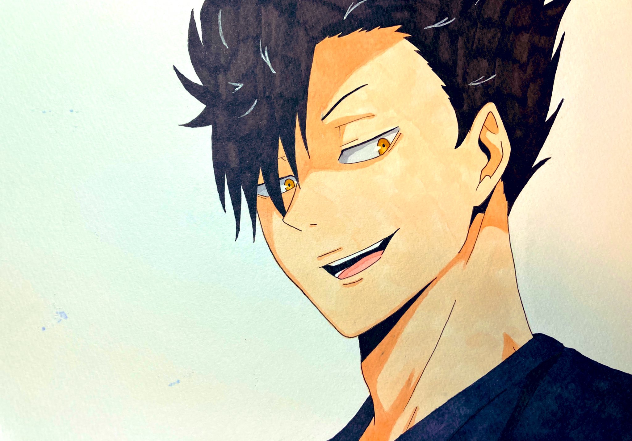 もんもん 黒尾描いてみた ムラがすごい ハイキュー 黒尾鉄朗 コピックイラスト ハイキュー絵描きさんと繋がりたい コピック T Co Xioo5lwaf2 Twitter