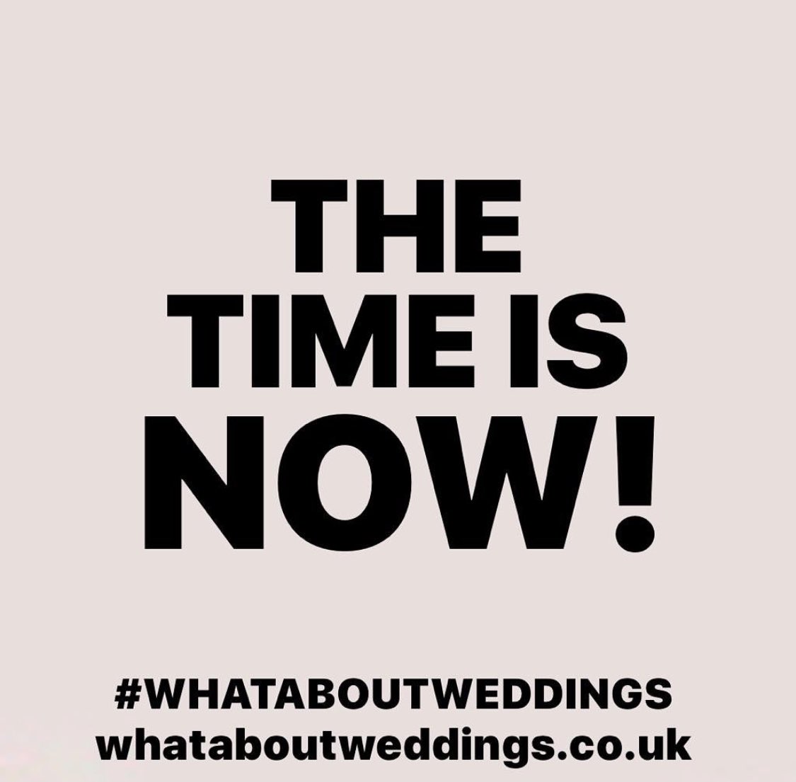 As a wedding planner at <a href="/PerrysWeddingCo/">Perry's</a> which is proudly celebrating its 60th year, and being a Bride to Be postponing for the 3rd time - <a href="/WAWofficialUK/">What About Weddings</a> is championing our sector to seek support, guidance &amp; the rightful attention this £14.7bn industry needs! #whataboutweddings