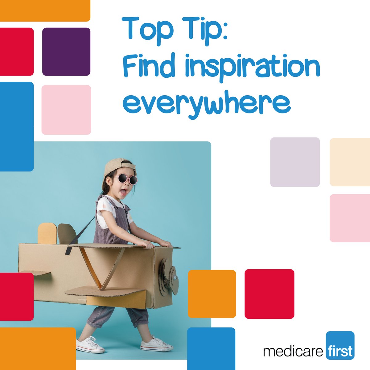 MedicareFirst's tweet image. 🚀Find inspiration everywhere!🚀

You don’t need expensive equipment to get creative at home. Loo roll tubes, old boxes, tin foil - they can all provide inspiration! 

Find out more about Place2Be 👉 bit.ly/2Sjpz0i  

#ChildrensMentalHealthWeek #ExpresYourself