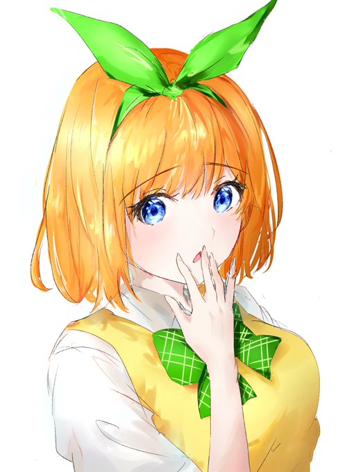 すたぁさんがTwitterに投稿した中野四葉(五等分の花嫁)のイラスト。