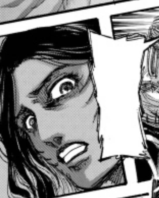 #aot137spoilers Wonder what she was thinking at the moment of Zeke's death... 
