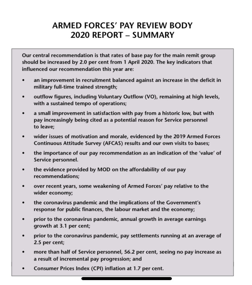  @pdforra members must not be forced down the rabbit hole of a pay commission. If pay review bodies really worked why would surveys from the AFPRB, which is the British version being proposed,show satisfaction levels amongst enlisted being low and voluntary outflow levels high?