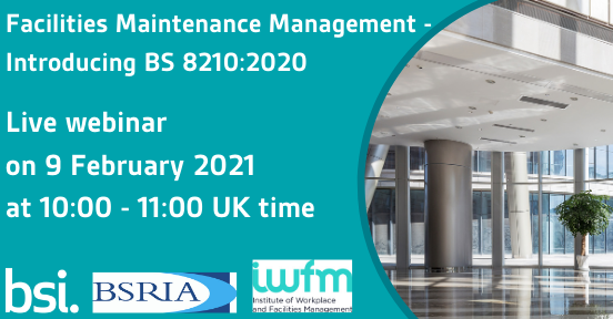 BSI UK (@bsi_uk) on Twitter photo We welcome Brian Atkin, Nick Blake and <a href="/IWFM_PeterB/">Peter Brogan</a> to this webinar on the newly revised standard BS 8210. To benefit from their knowledge and insights on the future direction of facilities maintenance, please book your free place at the webinar now: bit.ly/3o3bvpW We welcome Brian Atkin, Nick Blake and <a href="/IWFM_PeterB/">Peter Brogan</a> to this webinar on the newly revised standard BS 8210. To benefit from their knowledge and insights on the future direction of facilities maintenance, please book your free place at the webinar now: bit.ly/3o3bvpW