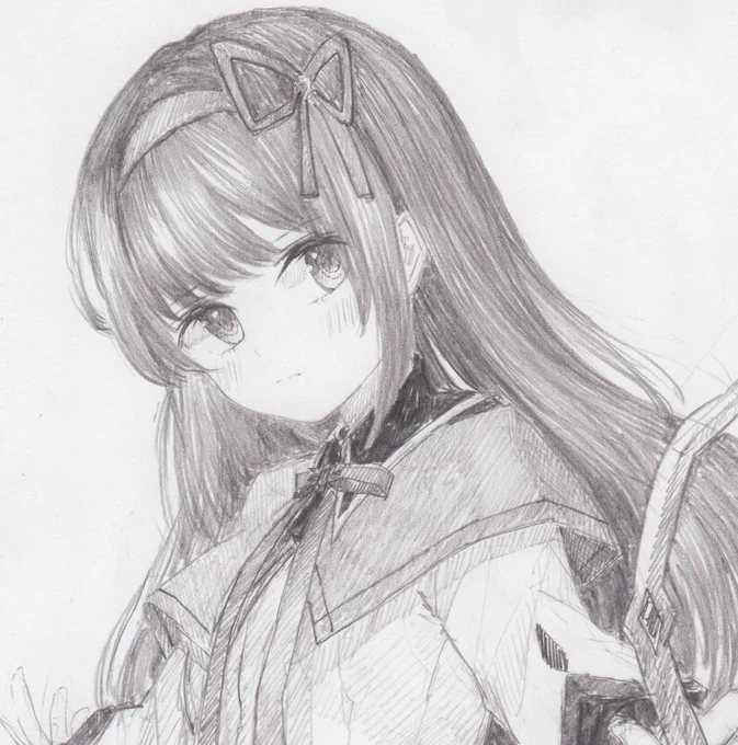 シャーペンで描きました。
魔法少女まどか☆マギカより、暁美ほむらです
#魔法少女まどかマギカ 