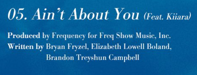 5. AIN'T ABOUT YOUThis song brings a powerful collaboration with KIIARA a powerful solo artist from Epic Records who has collaborations with great artists before. Frequency has worked previously on Wonho's music before, producing Open Mind as part of wholedoubtsmusic