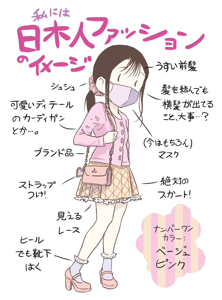 懐かしいスタイルかわからないんだけど、日本(若者女性)の代表的なファッションだと言えば、私にはこれ〜
やっぱり可愛いですよね?
(適当な日本語ですみません)

#ファッション #ファッションイラスト 