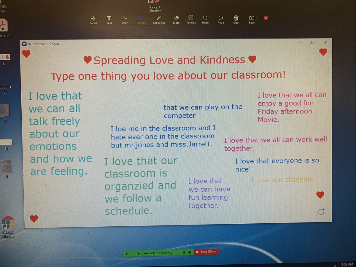 Spreading a little bit of love and kindness around in P-3! Showing students how important it is to show kindness and love to those who are around us! #EDLD510S21 #CS1
