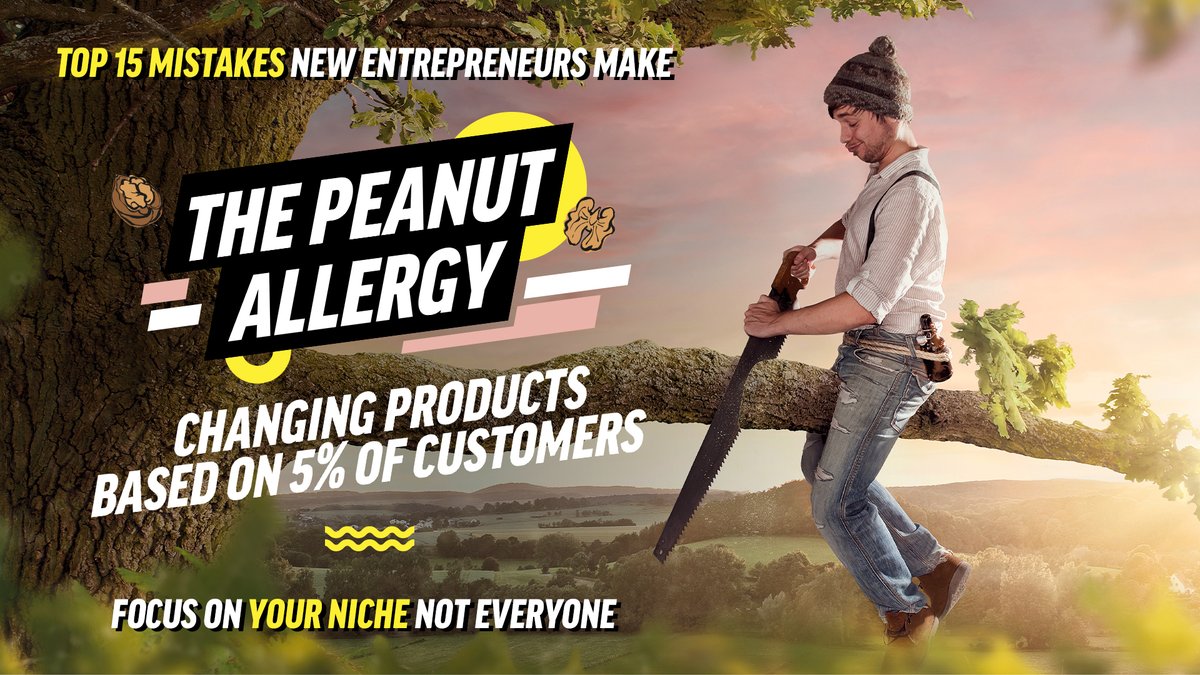“Let me take nuts out of my chocolate because some people have peanut allergies”I call this the peanut allergy problem.A simple solution fits 95% of your customers. You need some additional solution to fit the other 5%. That additional solution often ends up hurting the 95%.