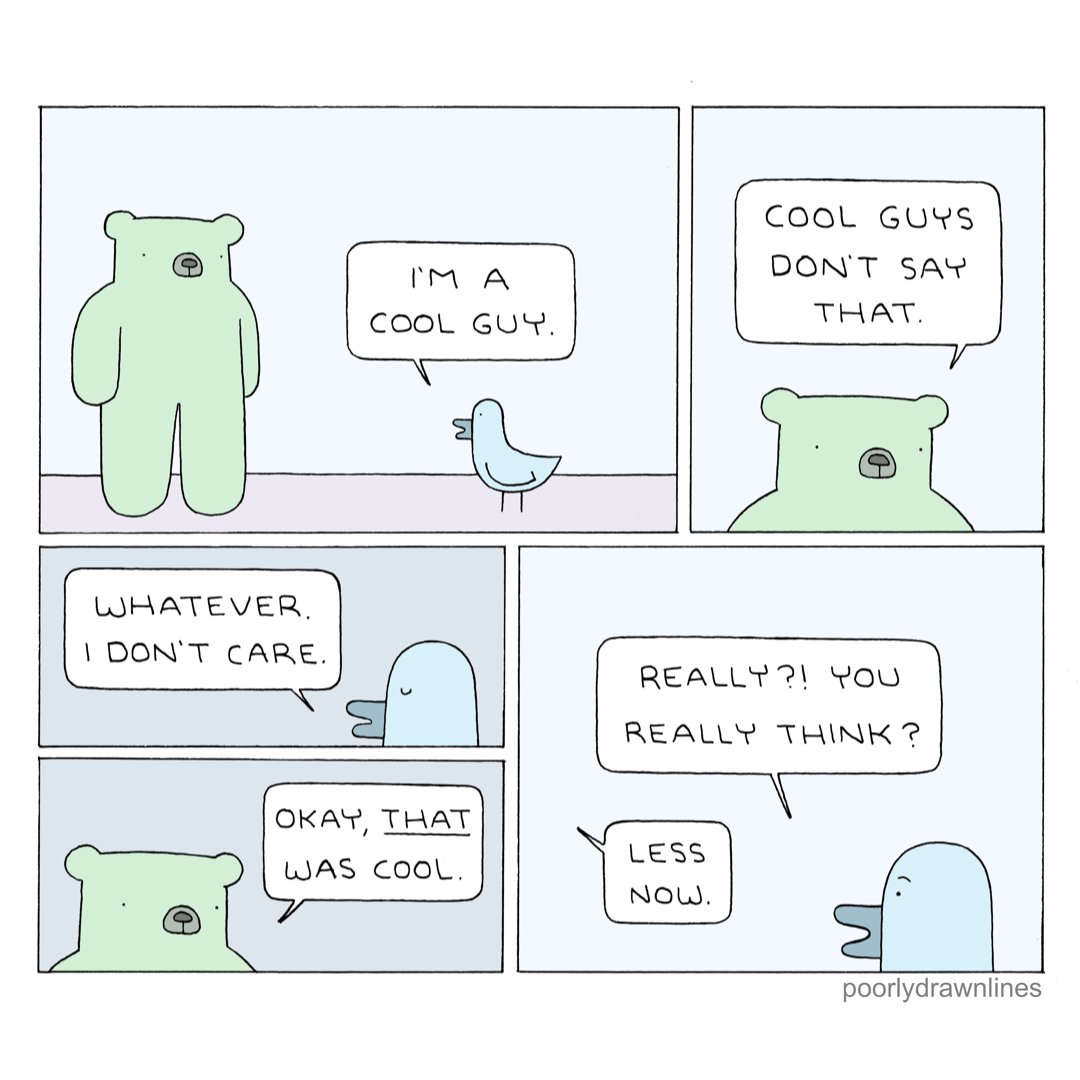 a cool guy 