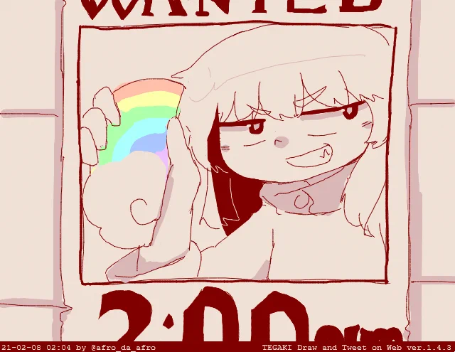 2時じゃん・・・!?!? #tegaki_dt 