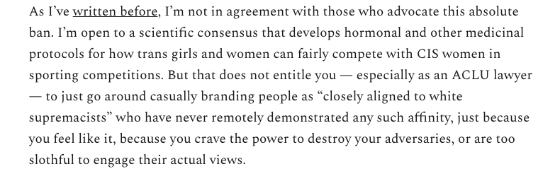 "The overarching rule of liberal media and politics is you are free to accuse anyone of any kind of bigotry that casually crosses your mind — just smear them as a racist, misogynist, transphobe, etc. without the slightest need for evidence — and it is completely acceptable." See: