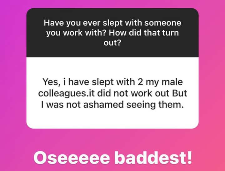 Have you ever slept with someone you work work ? How did that turn out ? 