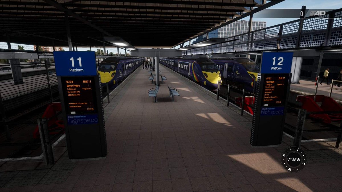 Official_SeanC's tweet image. Today im riding on board   #trainbow to Faversham then driving it to London got love @Se_Railway  high speed trains #class395 and if u look in the cab side window u can see my head popping up to say hi #traindriver @trainsimworld #trainsimworld2