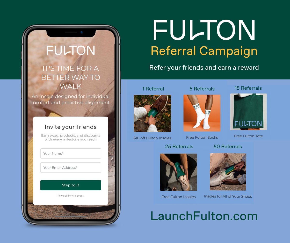walkfulton's tweet photo. Refer friends and earn rewards. https://t.co/ljQuxBABsv
#WalkFulton https://t.co/DrSxRmEDU3