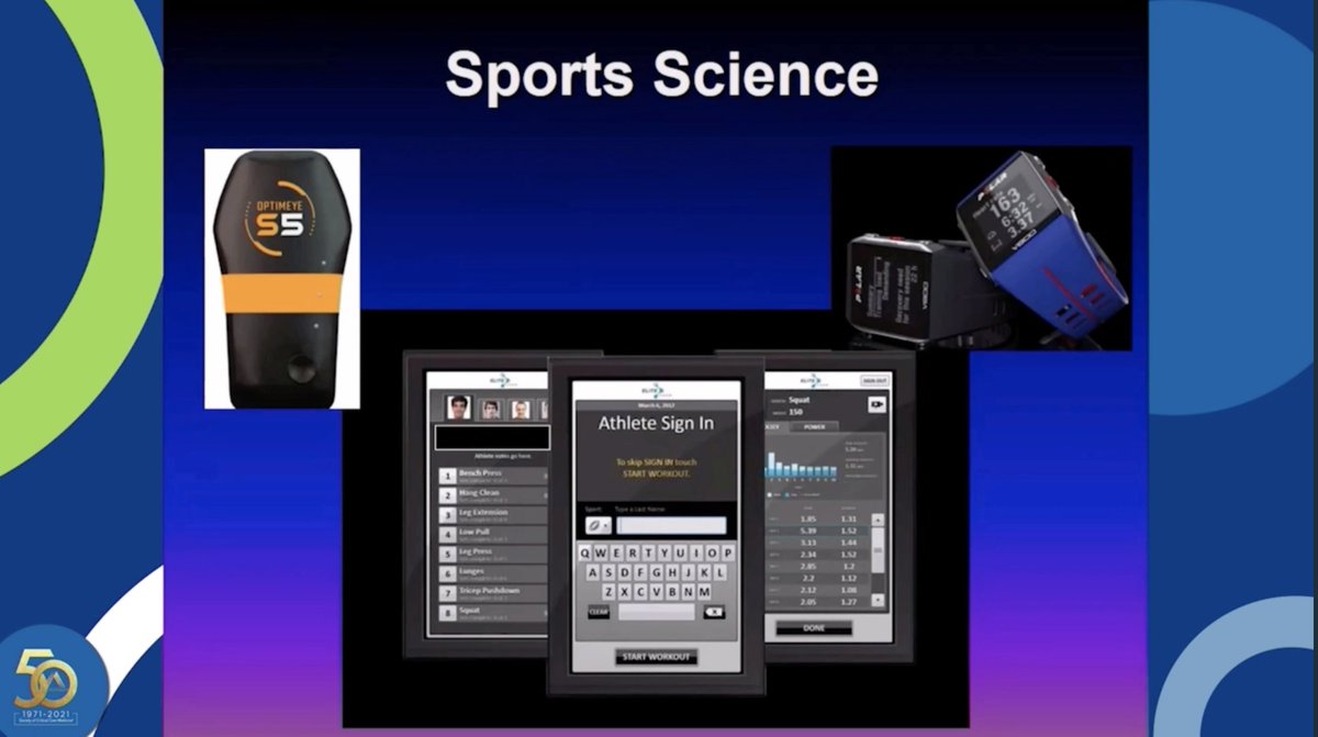 Nadkarni: and we are adapting techniques from our sports colleagues both in coaching and feedback, as well as monitoring of our 'team mates' including stress level and task load. As well as performance features  #CCC50  #PedsICU