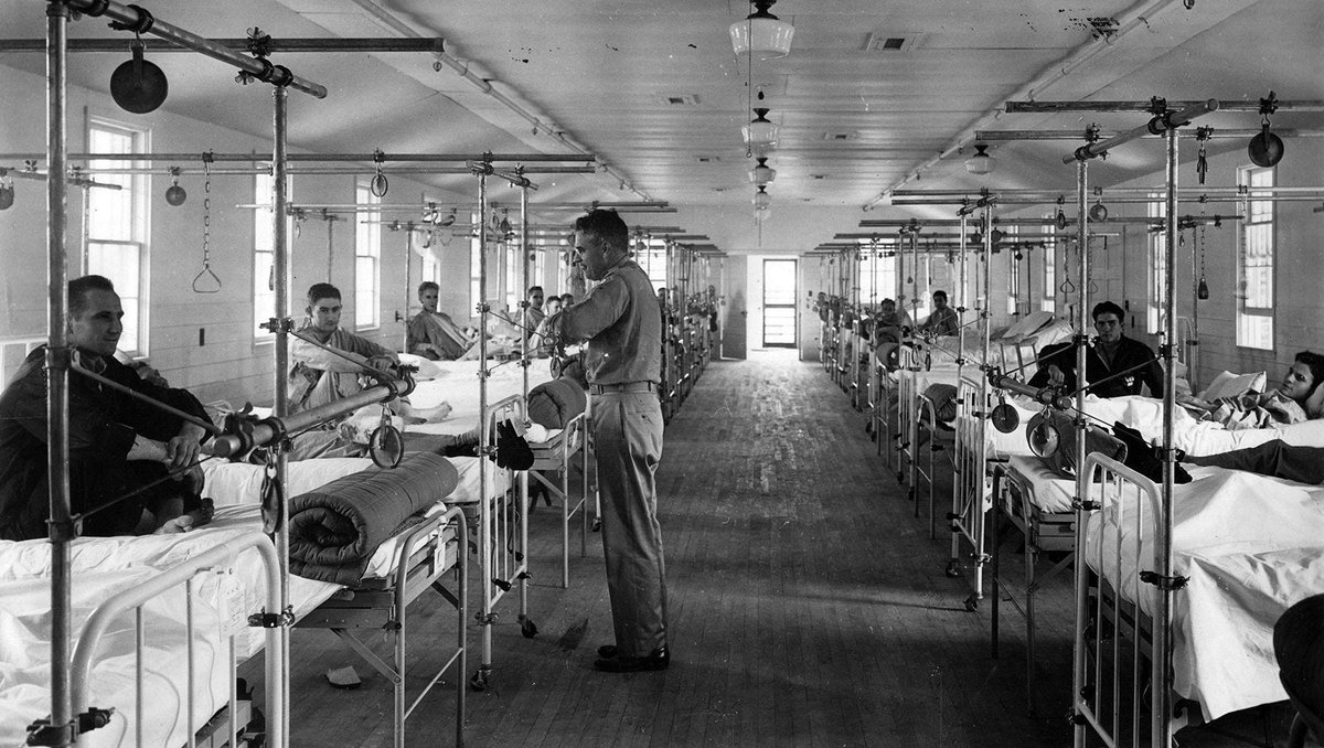 [13 of 25]Those Camp Hospitals were intended to be a temporary spot for wounded Soldiers. The idea being that if the guy is too wounded to return to the fight, he gets on the next boat back to the US. If he CAN return, get him back to his unit as quickly as possible.