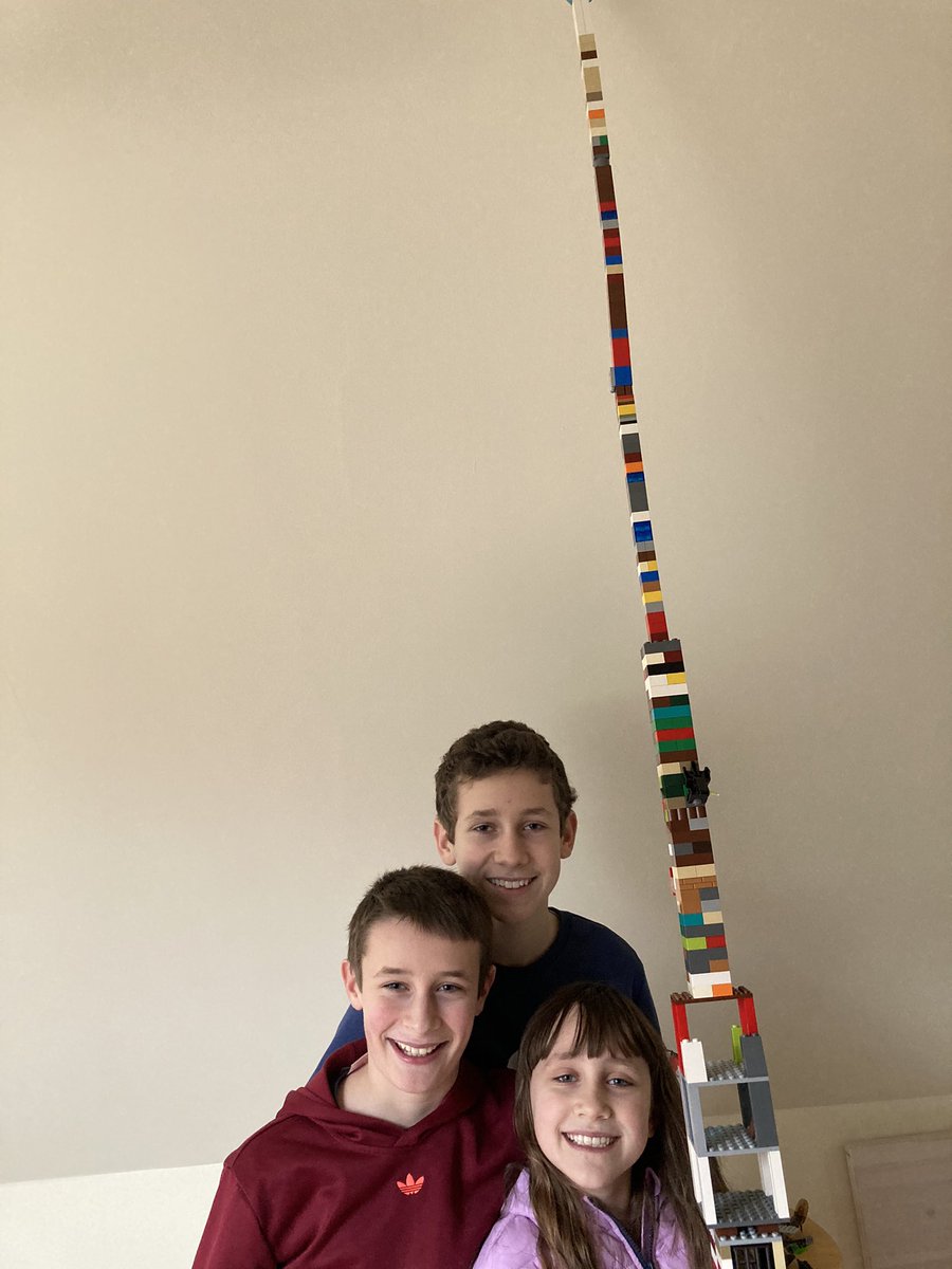HighnamAcademy's tweet photo. Complete 2m38cm and still standing...just! #PQBuild https://t.co/pGUkn4le5o