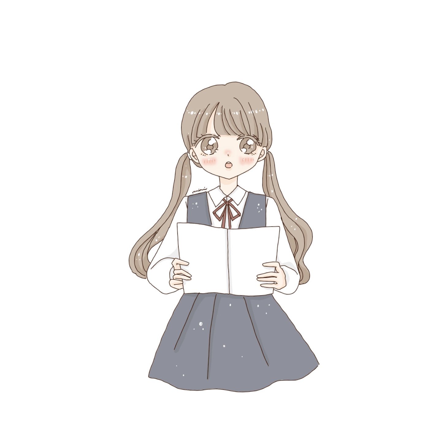 にみ ゆるふわイラスト フリーアイコン部活編 卓球部 合唱部 陸上部 弓道部 フォロワー様限定でご使用ください フリーアイコン T Co Jxynqu2gba Twitter