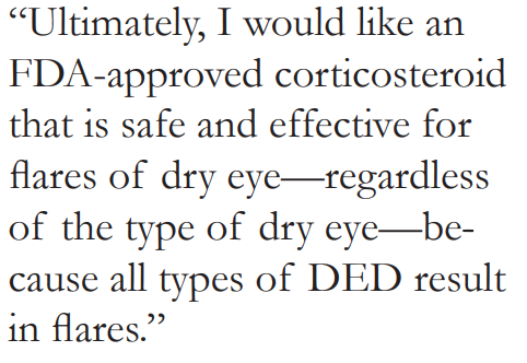  $KALA There is a large unmet need for a safe product that provides fast-acting relief, as one physician put it: