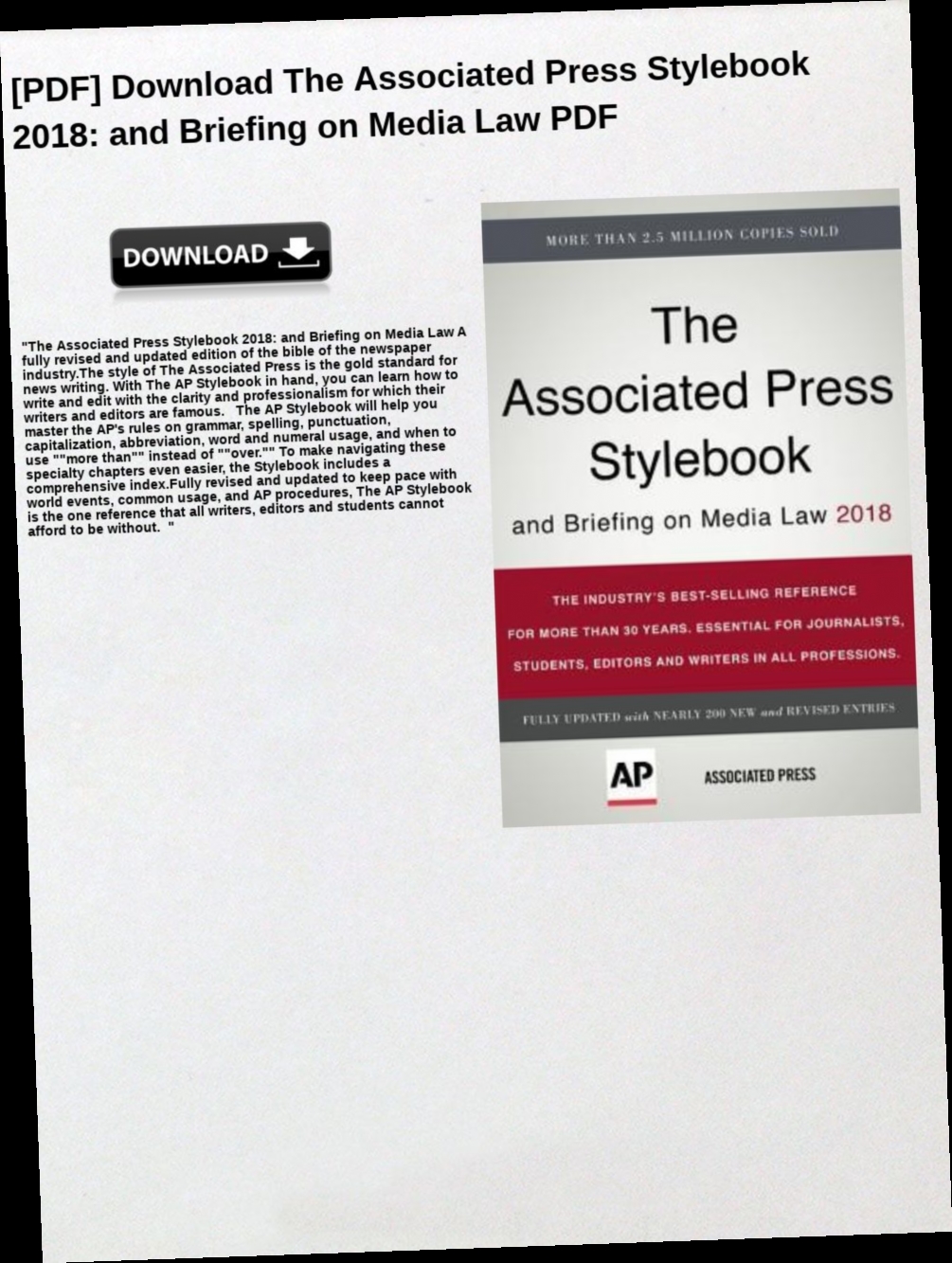 Download ap style guide pdf twitter