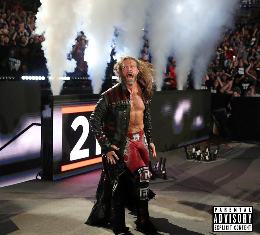 Wrestlers as album covers:
