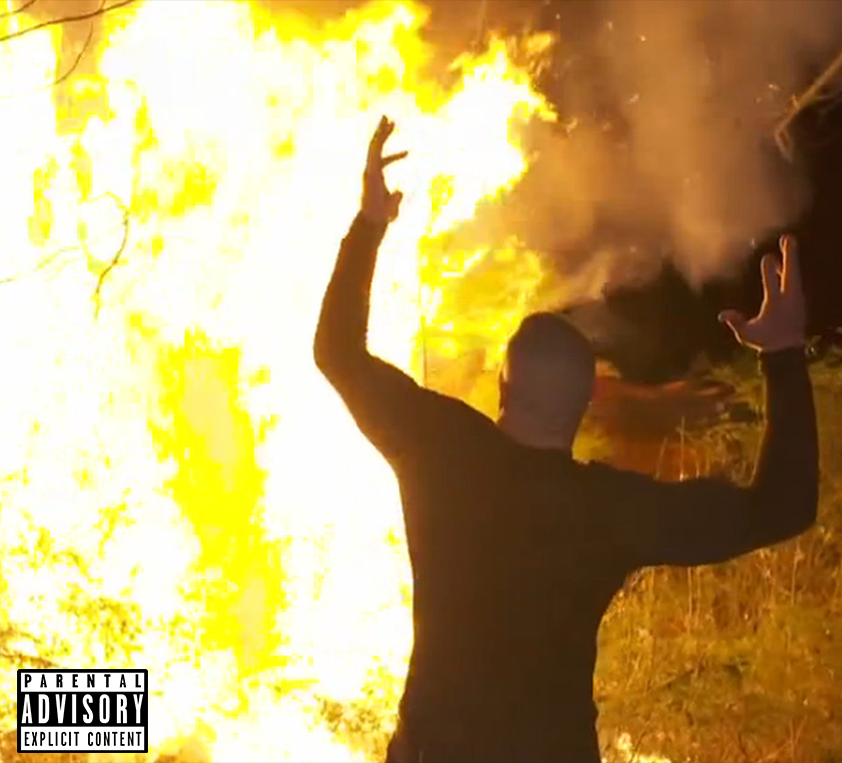 Wrestlers as album covers: