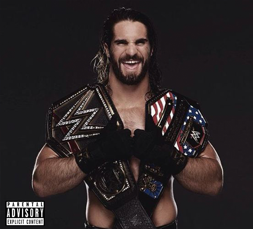 Wrestlers as album covers: