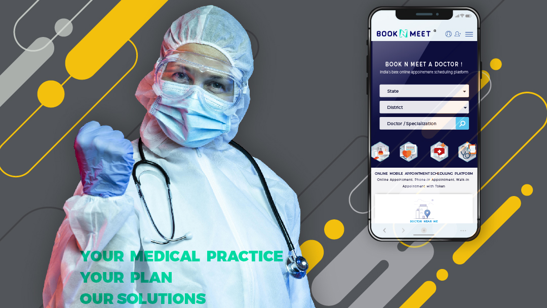 booknmeet's tweet photo. Your Medical Practice, your PLAN, Our Solutions. Tech Enabling by BOOKNMEET® ( https://t.co/ei5Se0OFZD )  

#booknmeet #onlineappointment #videoconsultation #econsultation #eprescription #pathologylabtest #intelligentqueue #queue #token #healthpackage https://t.co/vdcFjLiyYY