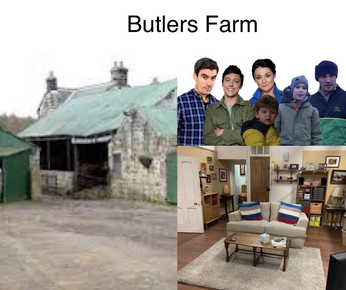 TeamCharleyW's tweet photo. Butlers Farm #Emmerdale #MoiraDingle #CainDingle #KyleWinchester #IsaacDingle #MattyBarton #MackenzieBoyd https://t.co/31RbxDGQSt
